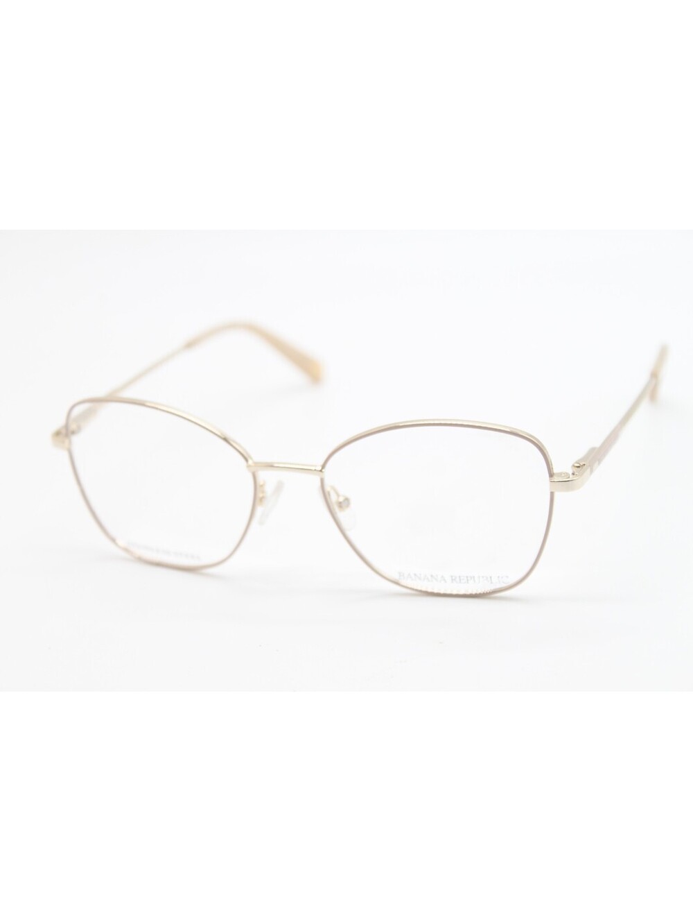 NEW BANANA REPUBLIC BR 208 84A GOLD AUTHENTIC EYEGLASSES 51-16